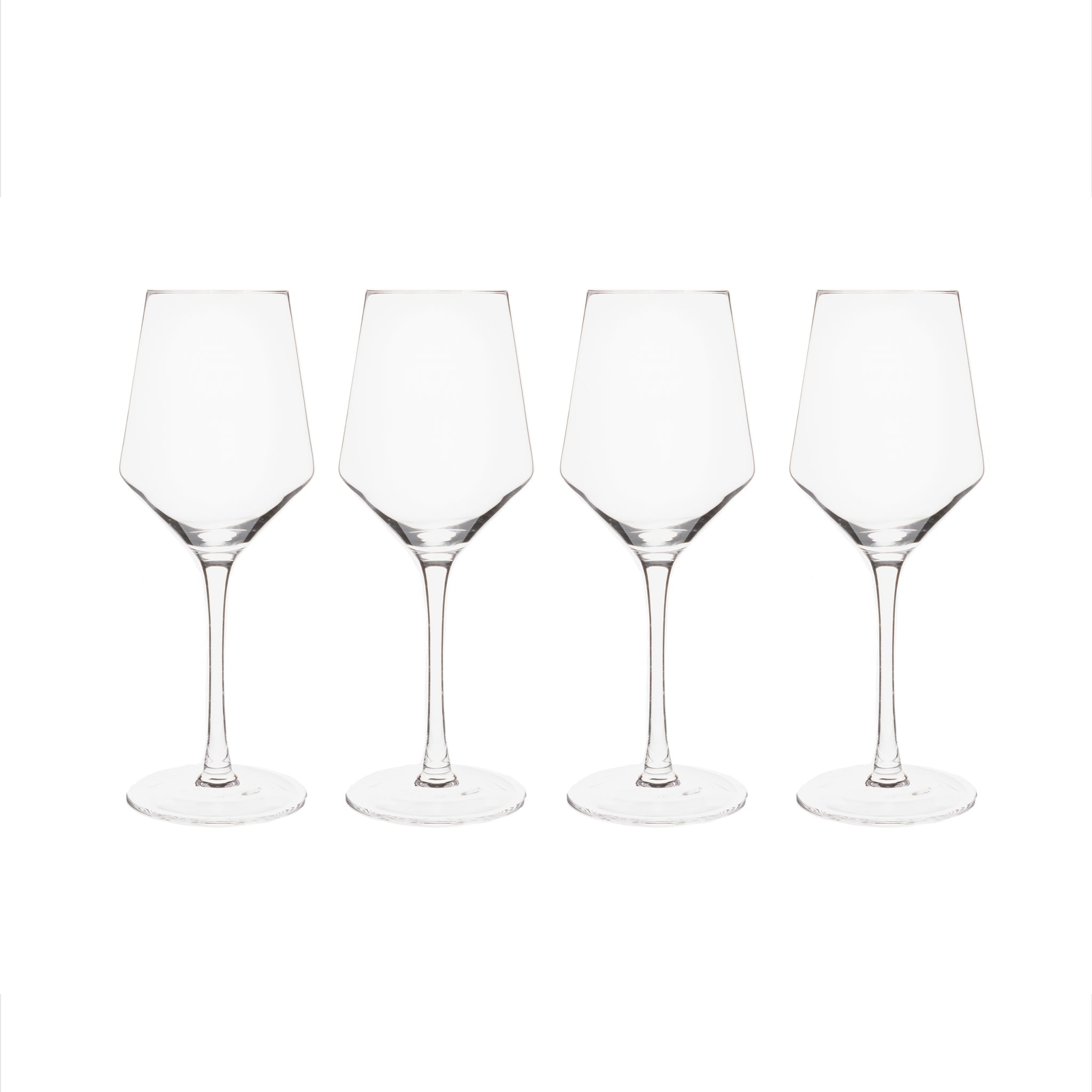 Set of 4 White Wine Glasses - 14 Oz