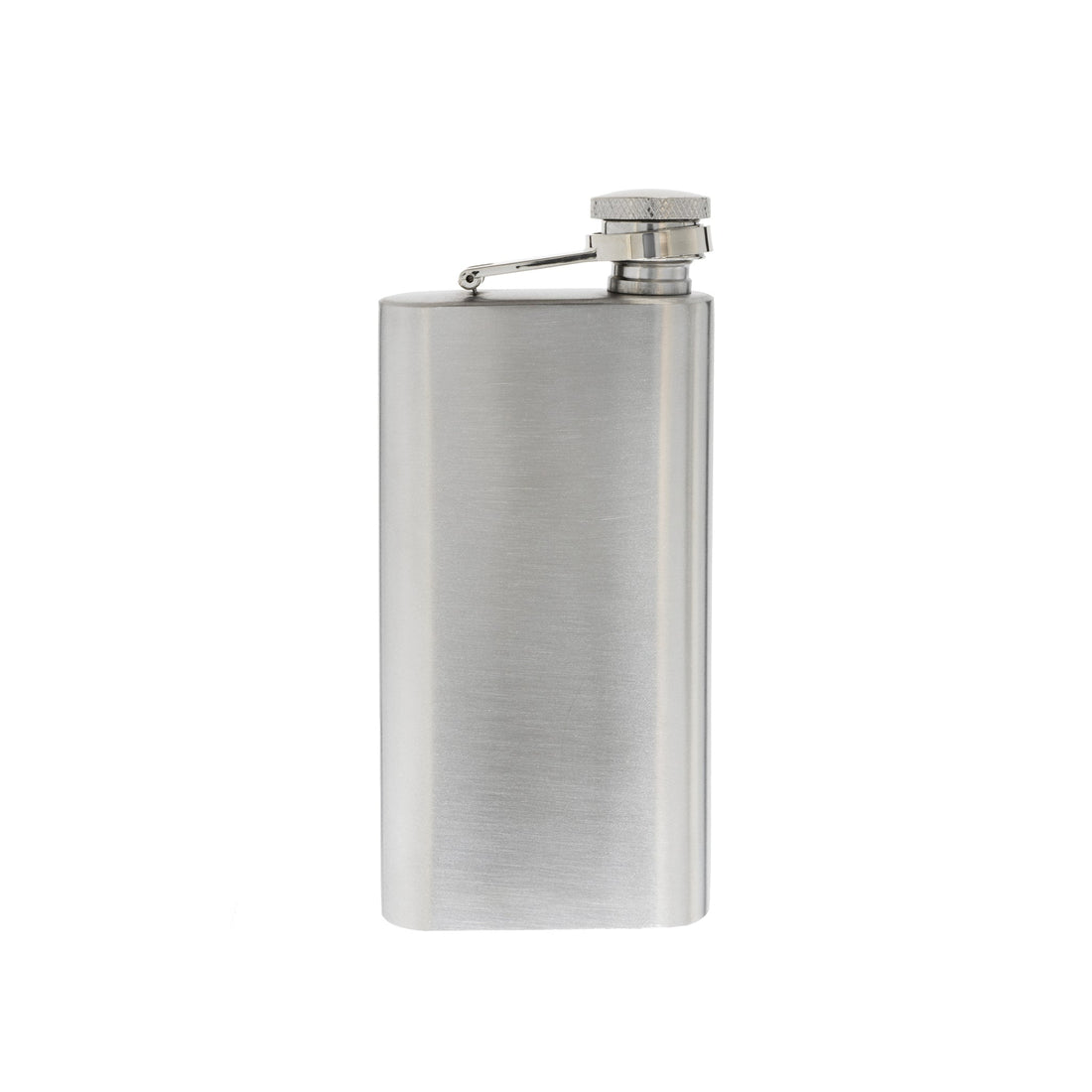 6 oz Silver Stainless Steel Pocket Flask