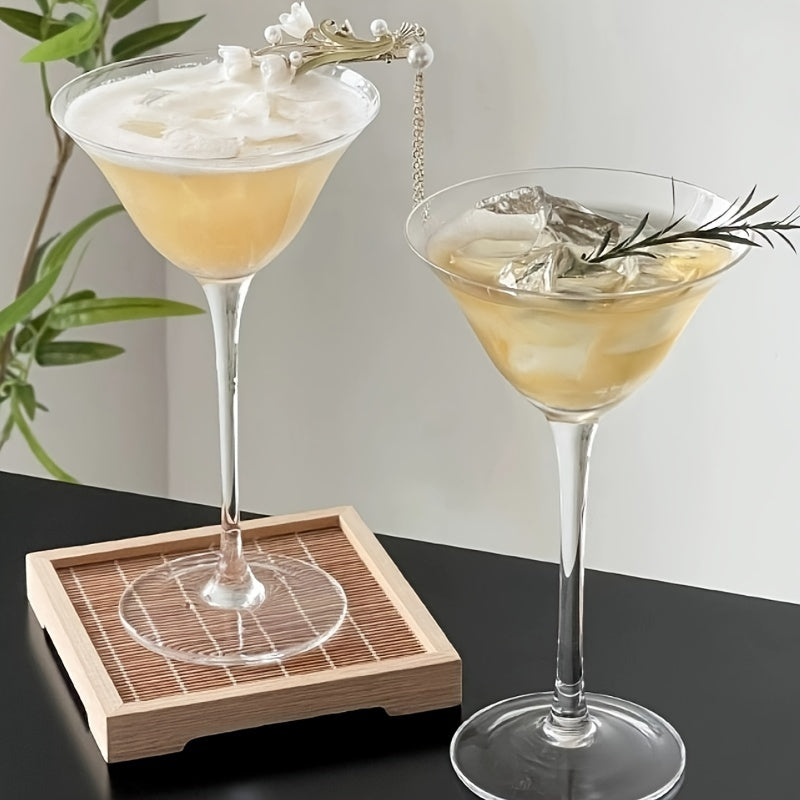 Multiple Packs of Wide-Mouth Glasses, Creative Cocktail Glasses,